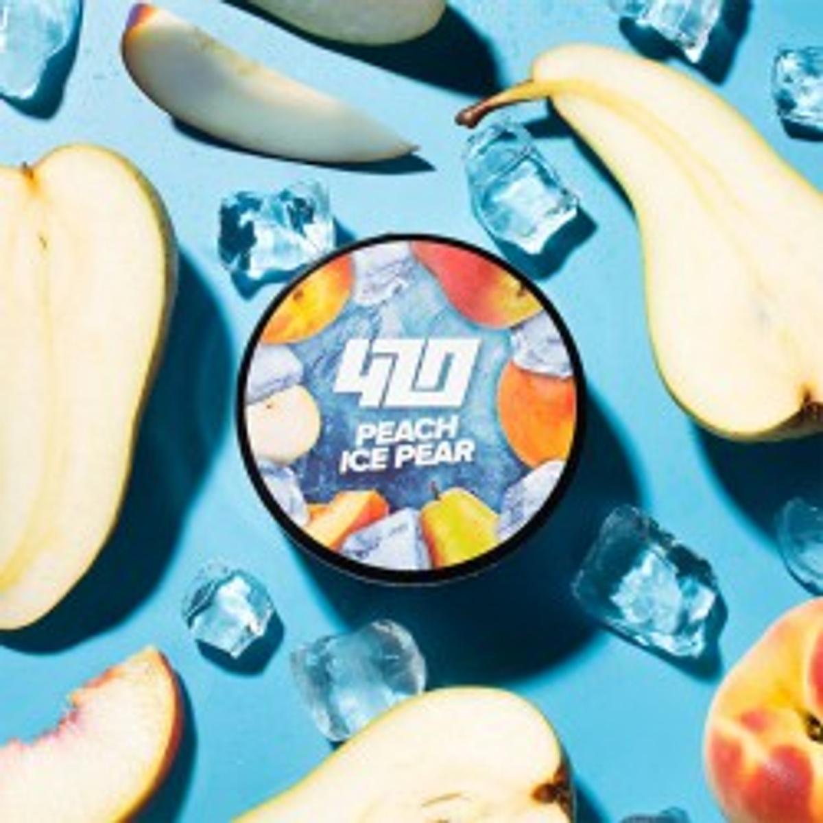 Frost line Peach ice pear