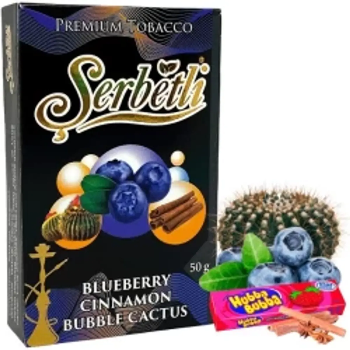 Serbetli Blueberry Cinnamon Bubble Cactus